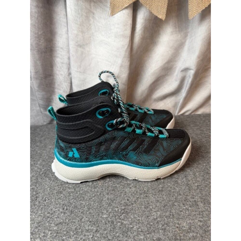 Eddie Bauer Women's High Jinx Mid Hiking Shoes Size 9.5 Black/Green - MSRP $180 - Picture 2 of 9